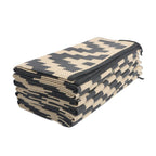 Waterproof Outdoor Rug 10x14 ft Outdoor Plastic Straw Rug For Camping RV Deck
