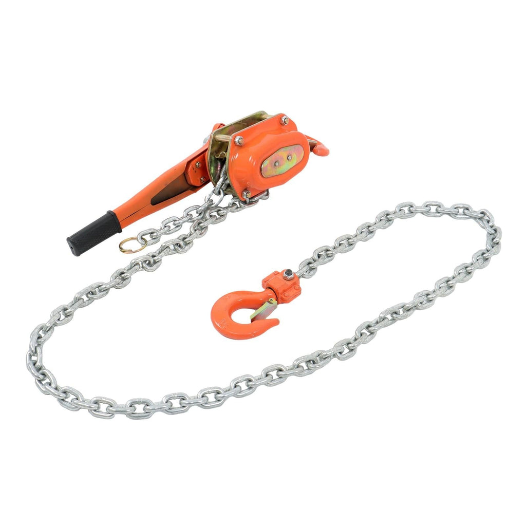 10ft 6600lb Capacity G80 Chain Manual Lever Steel Chain Hoist Wrench Block Hoist