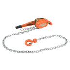 10ft 6600lb Capacity G80 Chain Manual Lever Steel Chain Hoist Wrench Block Hoist