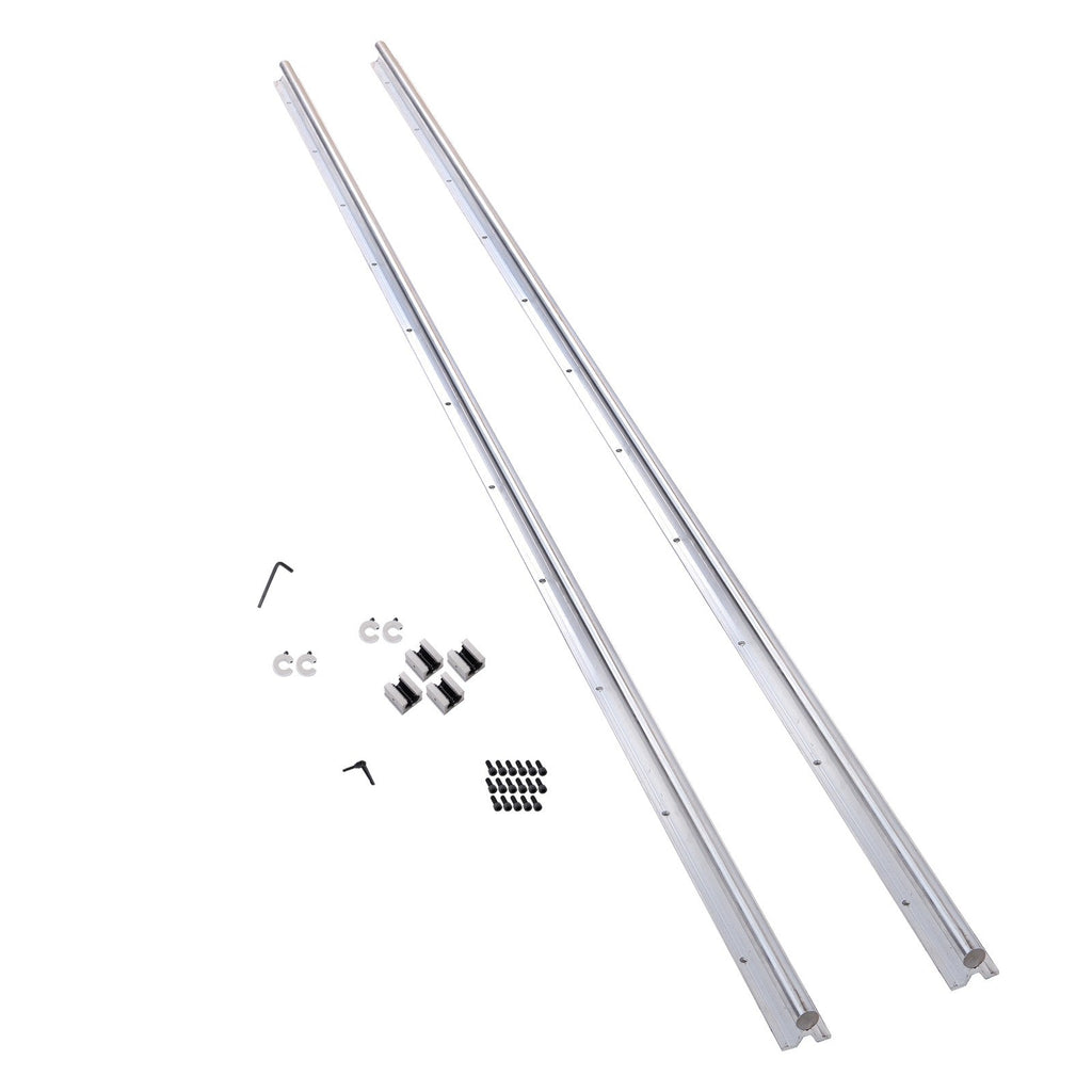 SBR20UU Linear Guide Rail Kit 2200mm Dual Rail 4 Blocks & Stops CNC