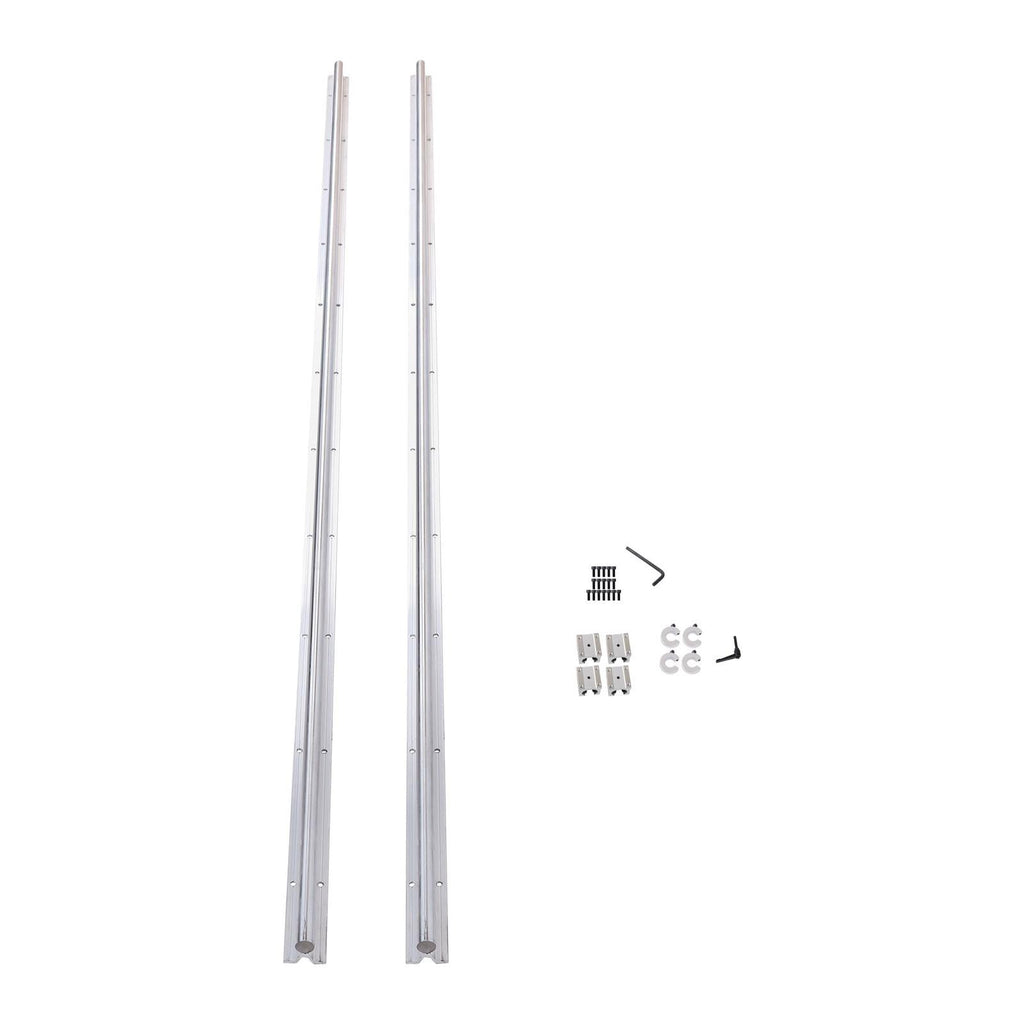 SBR20UU Linear Guide Rail Kit 2200mm Dual Rail 4 Blocks & Stops CNC