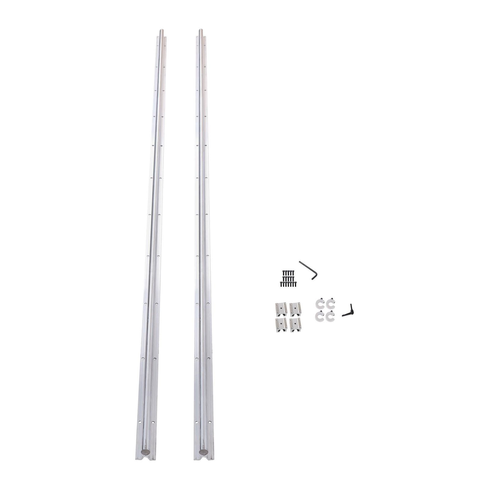 SBR20UU Linear Guide Rail Kit 2200mm Dual Rail 4 Blocks & Stops CNC
