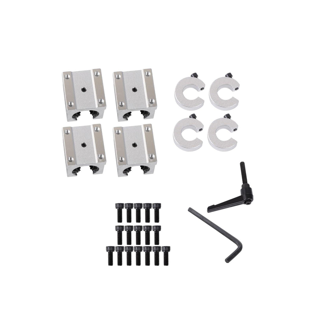 SBR20UU Linear Guide Rail Kit 2200mm Dual Rail 4 Blocks & Stops CNC