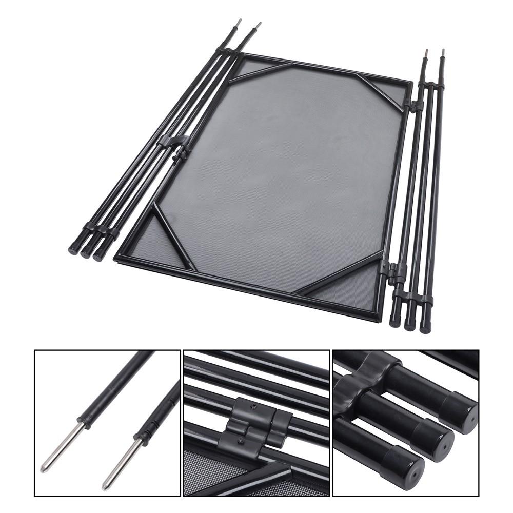 Pool Fence Gate 4 X 2.5 FT Pool Safety Gate for Inground Pools With Manual Lock