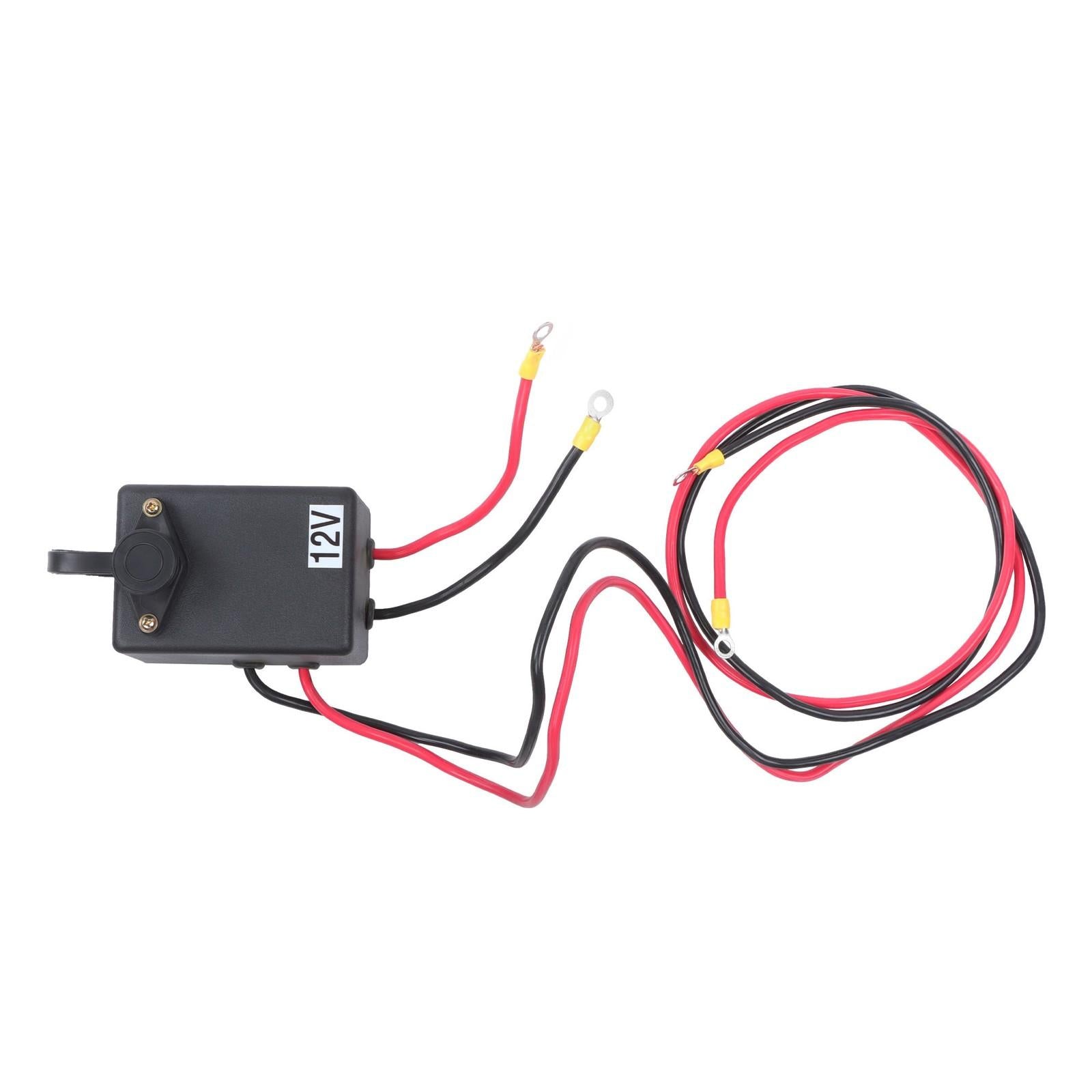 3500lbs 12V Synthetic Rope Electric Winch w/ Wireless and Wired Remote Control