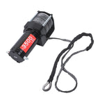 3500lbs 12V Synthetic Rope Electric Winch w/ Wireless and Wired Remote Control
