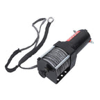 3500lbs 12V Synthetic Rope Electric Winch w/ Wireless and Wired Remote Control