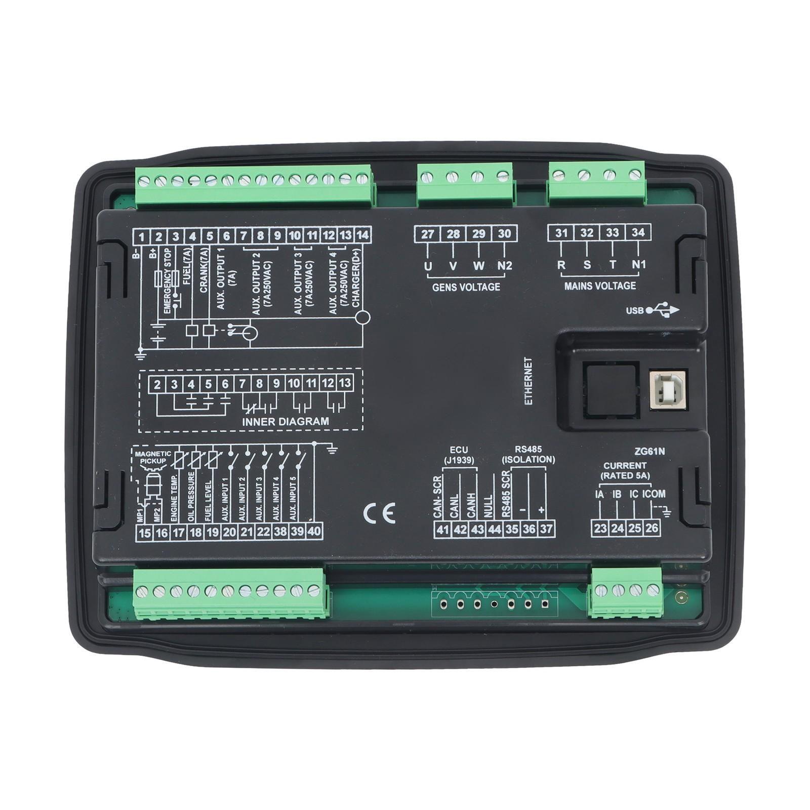Replacement Automatic Start Generator Controller HGM6120N Voltage Controller