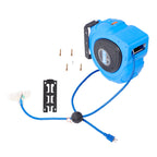12-AWG/3C 65FT SJTOW Retractable Extension Cord Reel Power Cord Reel