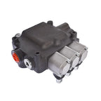 Hydraulic Monoblock 3 Spool 21 GPM Double Acting Control Valve SAE Ports