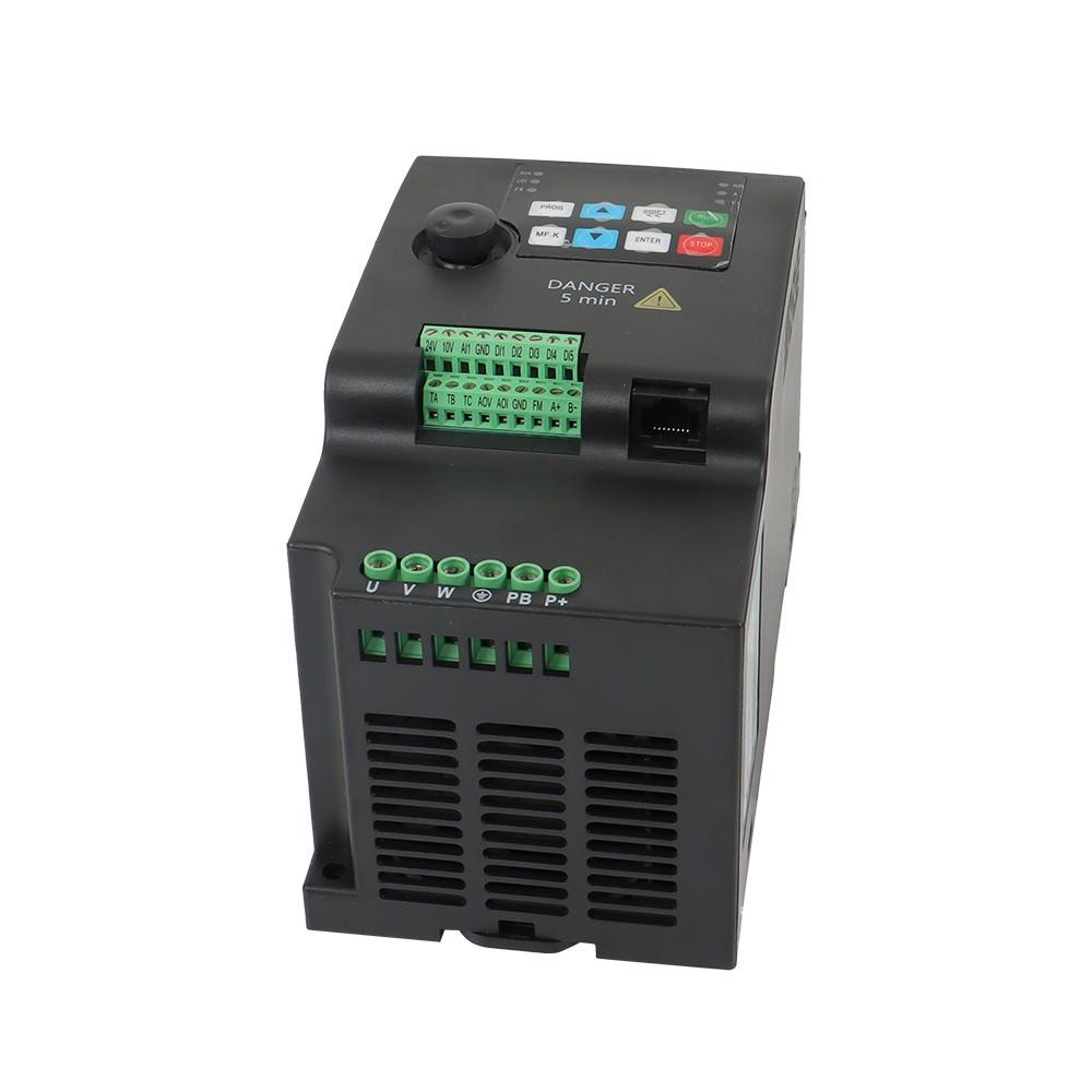 220V Variable Frequency Drive Inverter Converter 3KW 4HP 1 To 3 Phase VFD