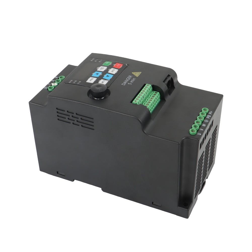 220V Variable Frequency Drive Inverter Converter 3KW 4HP 1 To 3 Phase VFD