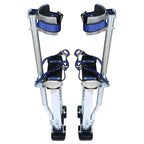 15" - 23 " Silver Aluminum Alloy Stilts Tool Adjustable For Taping Painting