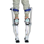 15" - 23 " Silver Aluminum Alloy Stilts Tool Adjustable For Taping Painting