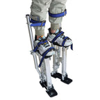 15" - 23 " Silver Aluminum Alloy Stilts Tool Adjustable For Taping Painting