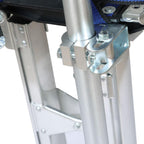 15" - 23 " Silver Aluminum Alloy Stilts Tool Adjustable For Taping Painting