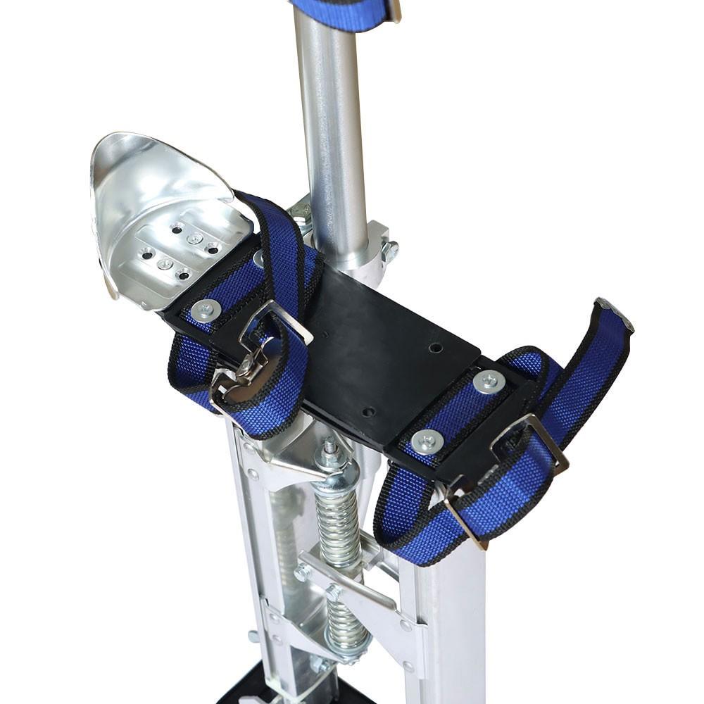 15" - 23 " Silver Aluminum Alloy Stilts Tool Adjustable For Taping Painting