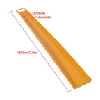 1 Pair Heavy Duty Steel Pallet Fork Extensions Forklift Extensions 72" x 4.5"