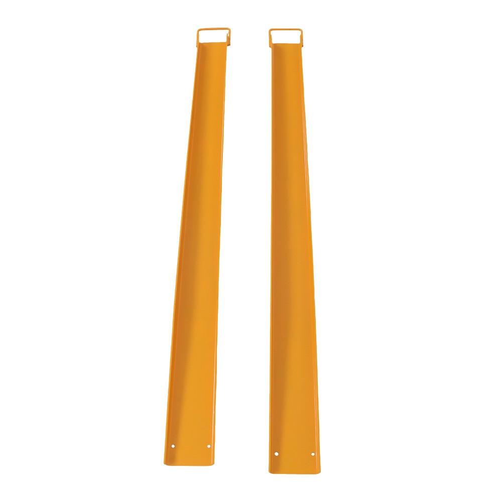 1 Pair Heavy Duty Steel Pallet Fork Extensions Forklift Extensions 72" x 4.5"