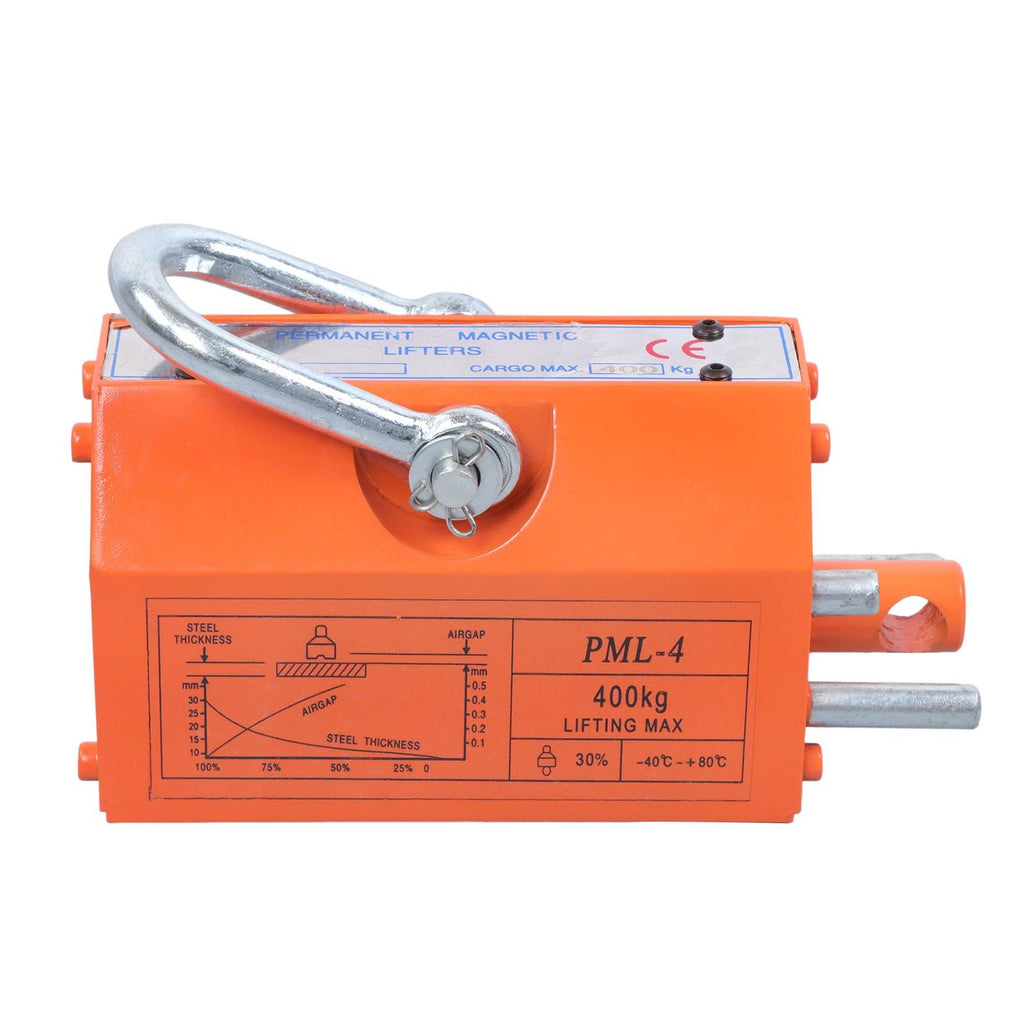 Magnetic Lifter Lifting Magnet 880lbs/400kg Pulling Capacity 2.5 Safety Factor