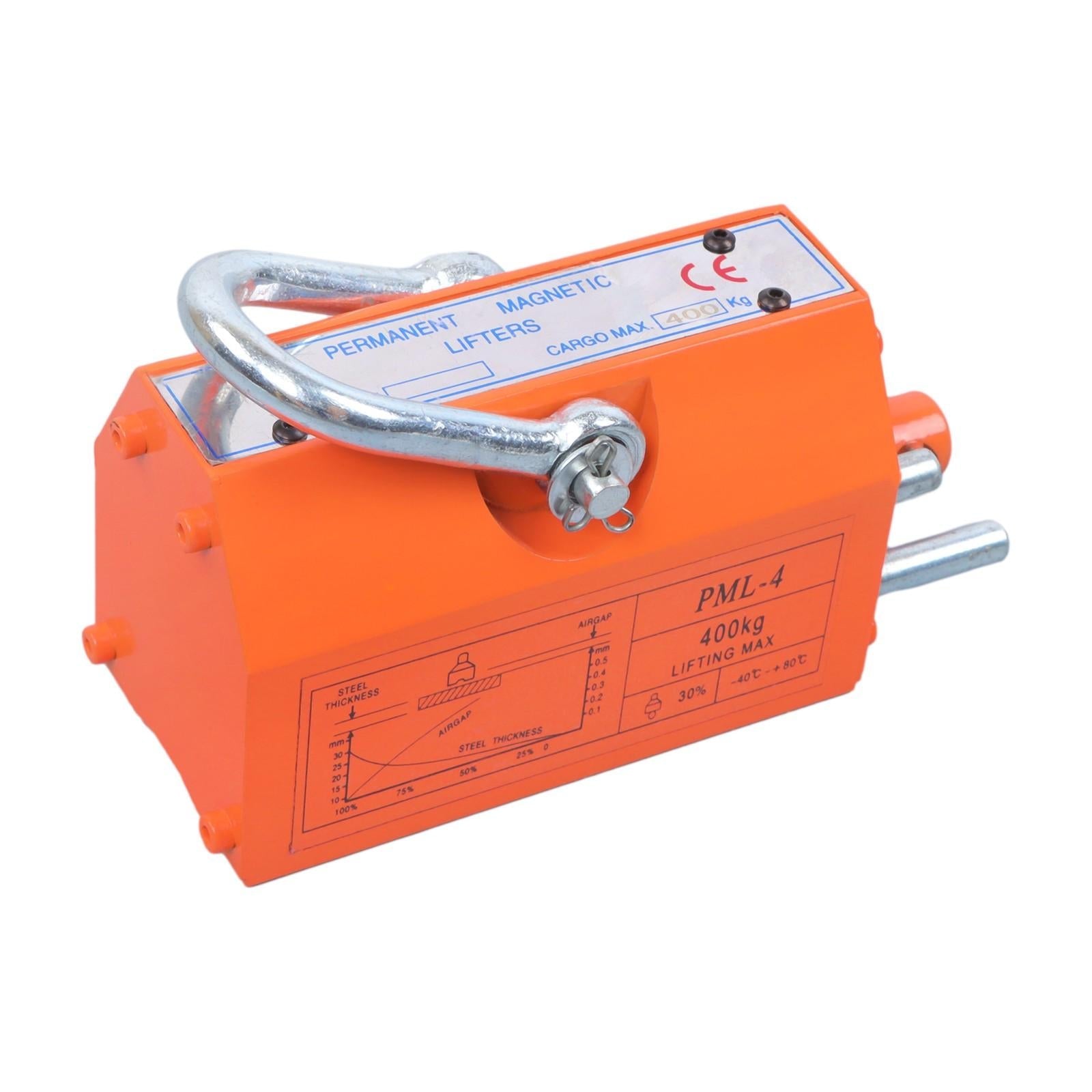 Magnetic Lifter Lifting Magnet 880lbs/400kg Pulling Capacity 2.5 Safety Factor