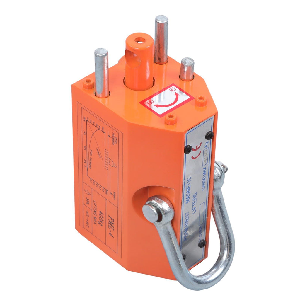 Magnetic Lifter Lifting Magnet 880lbs/400kg Pulling Capacity 2.5 Safety Factor