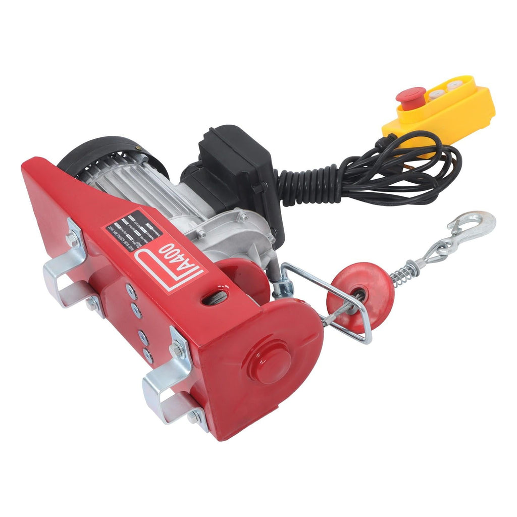 PA400 Mini Electric Hoist 880lbs Height 20-40ft 14ft/4.2m Wired Remote Control
