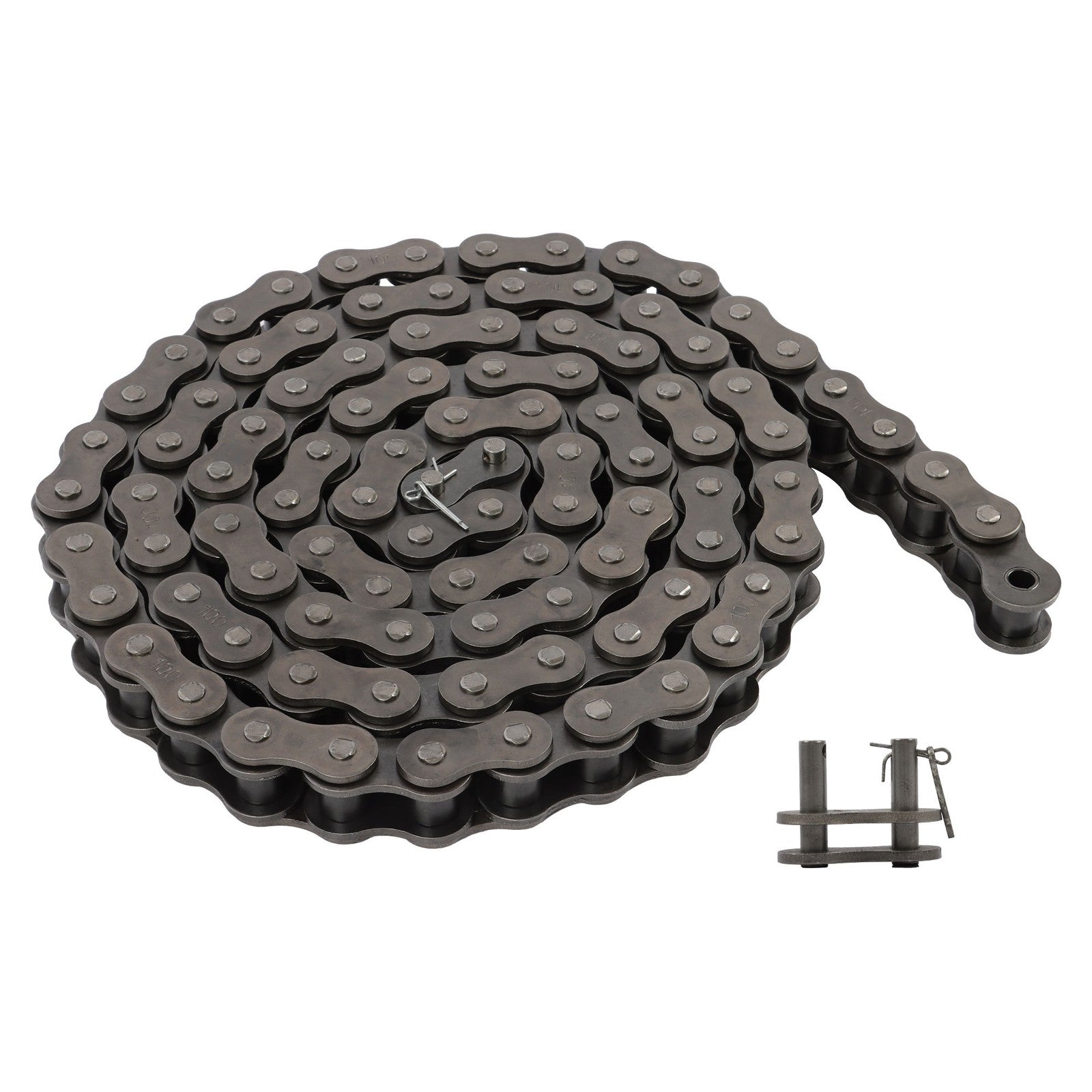 10 feet Roller Chain With 1 Connecting Links Heavy Duty #100H