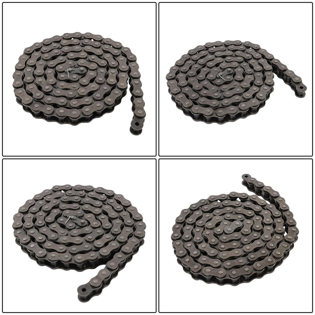10 feet Roller Chain With 1 Connecting Links Heavy Duty #100H