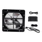 12 Inch Shutter Exhaust Fan W/ Speed Controller High Speed Wall Mounted 900 CFM