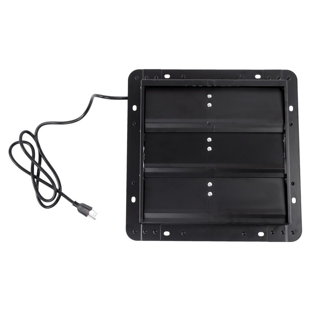 12 Inch Shutter Exhaust Fan W/ Speed Controller High Speed Wall Mounted 900 CFM