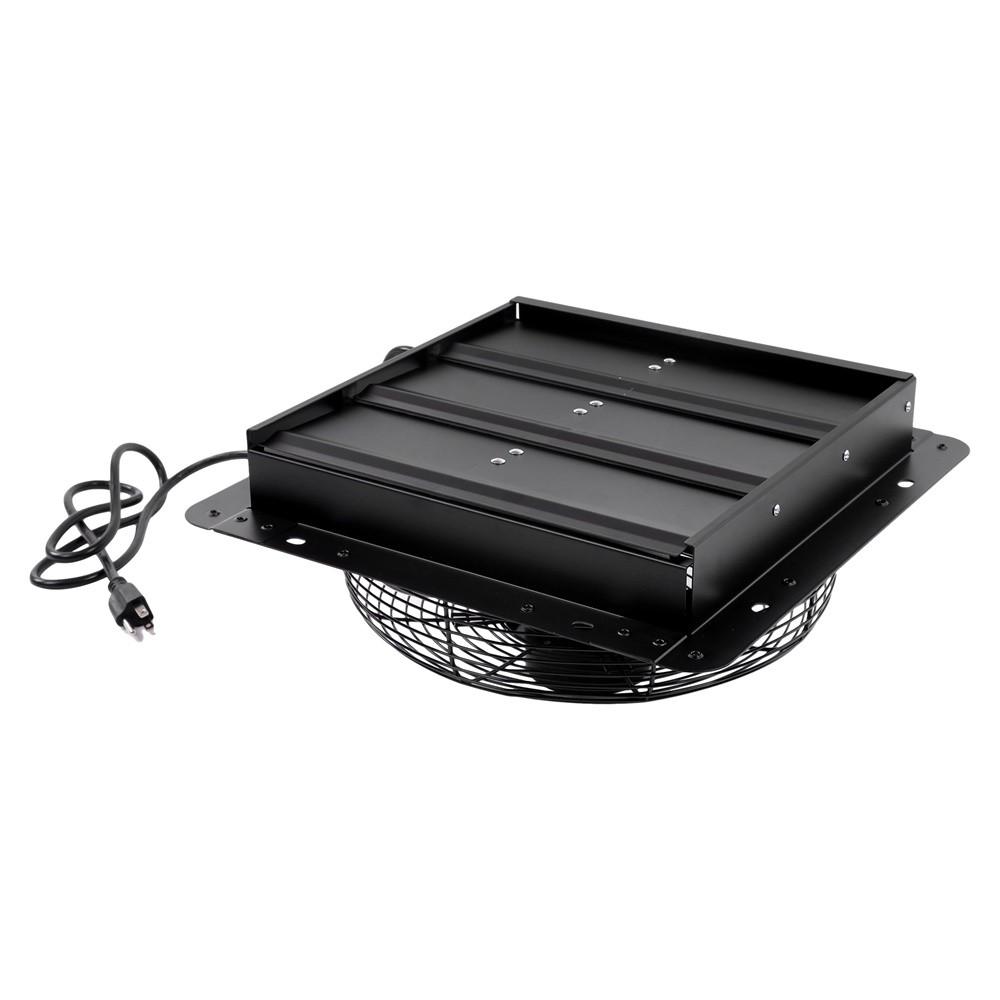 12 Inch Shutter Exhaust Fan W/ Speed Controller High Speed Wall Mounted 900 CFM