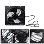 12 Inch Shutter Exhaust Fan W/ Speed Controller High Speed Wall Mounted 900 CFM