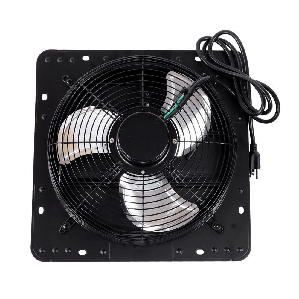 12 Inch Shutter Exhaust Fan W/ Speed Controller High Speed Wall Mounted 900 CFM