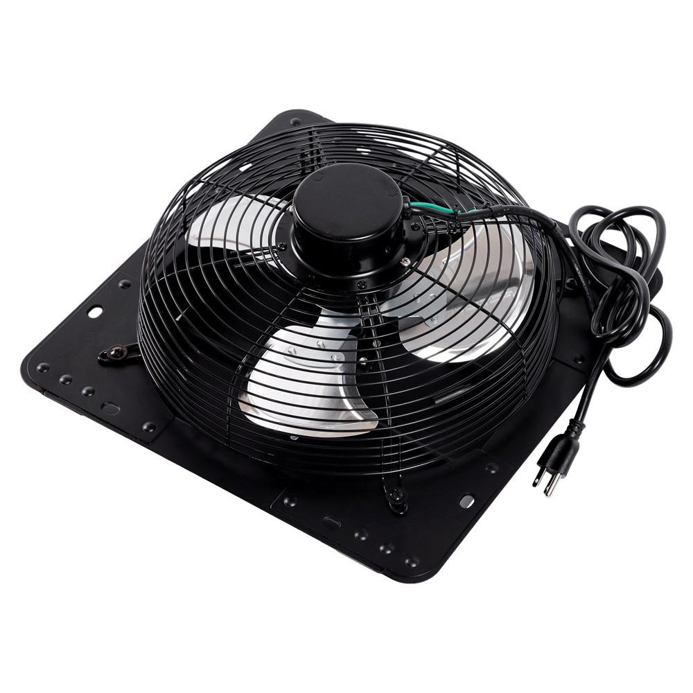 12 Inch Shutter Exhaust Fan W/ Speed Controller High Speed Wall Mounted 900 CFM