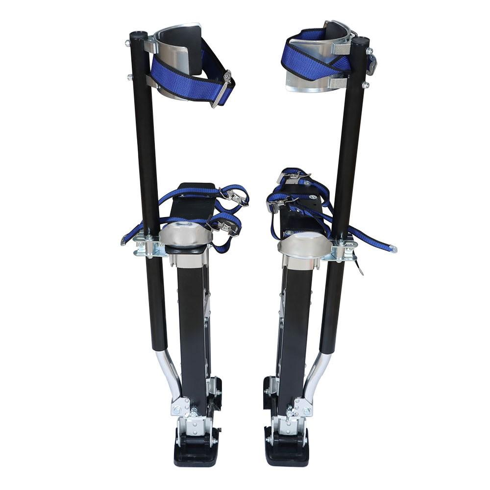 15-23 Inch Black Aluminum Alloy Adjustable Stilts For Painters Walking Tools