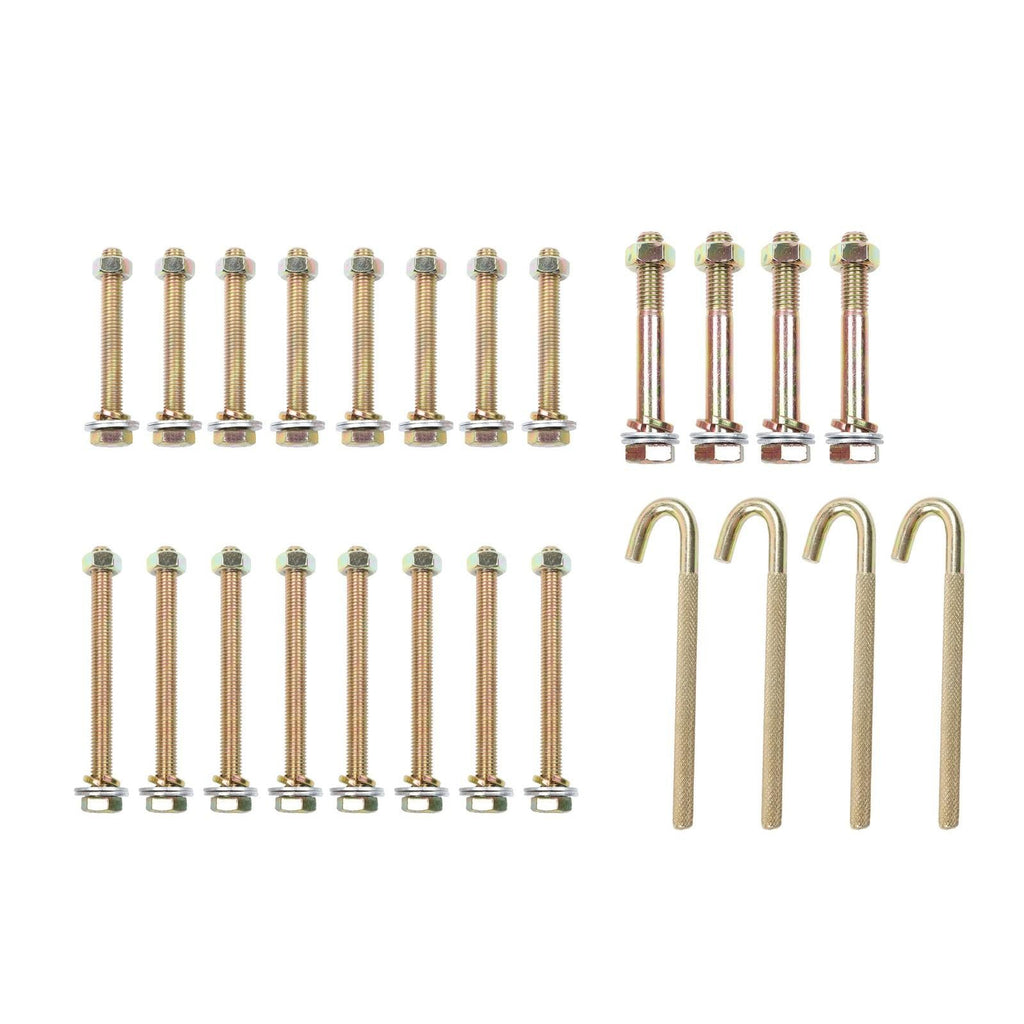 4 PCS 1.5 Inch x 7.5 FT 500LBS Load Retractable Ratchet Straps with J-Hooks
