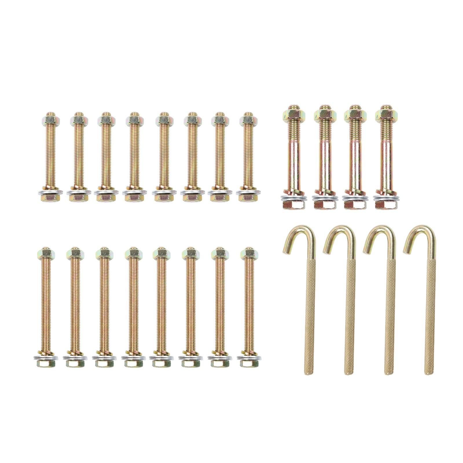 4 PCS 1.5 Inch x 7.5 FT 500LBS Load Retractable Ratchet Straps with J-Hooks