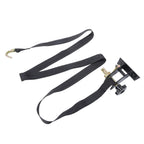 4 PCS 1.5 Inch x 7.5 FT 500LBS Load Retractable Ratchet Straps with J-Hooks