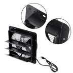 1600RPM Shop Exhaust Fan 12'' Shutter Exhaust Fan Speed Control Wall-Mount Attic