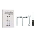 24" - 40" Adjustable Drywall Stilts Aluminum alloy construction Tool Yellow