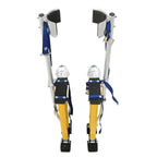 24" - 40" Adjustable Drywall Stilts Aluminum alloy construction Tool Yellow