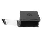 6U Wall Cabinet for Data Center, Office - 15.5" Deep, Secure Locking Glass Door