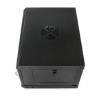6U Wall Cabinet for Data Center, Office - 15.5" Deep, Secure Locking Glass Door