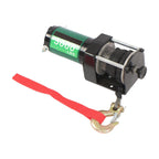12V 3000 LBS Electric Winch 1/5in x 32ft Synthetic Rope Electric Winch