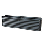 8x2x2 Ft Outdoor Metal Raised Garden Bed Deep Root Box Planter For Vegetables