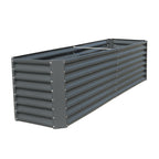 8x2x2 Ft Outdoor Metal Raised Garden Bed Deep Root Box Planter For Vegetables