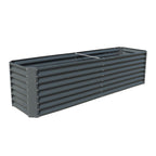 8x2x2 Ft Outdoor Metal Raised Garden Bed Deep Root Box Planter For Vegetables