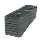 8x2x2 Ft Outdoor Metal Raised Garden Bed Deep Root Box Planter For Vegetables