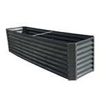 8x2x2 Ft Outdoor Metal Raised Garden Bed Deep Root Box Planter For Vegetables